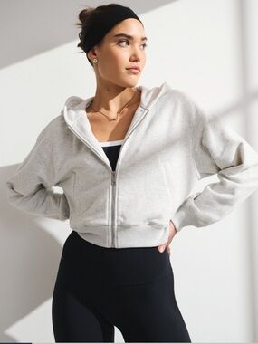 NWT Abercrombie YPB On The Go 6am Full-Zip Hoodie